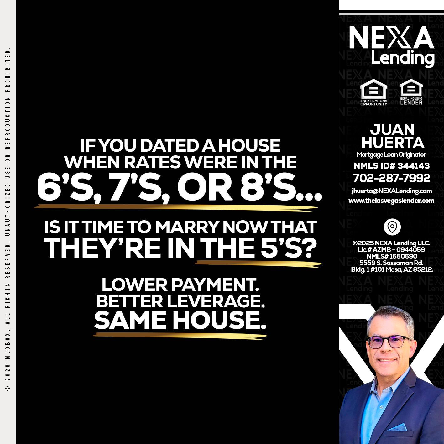 if you dated a house - Juan Huerta -Mortgage Loan Originator