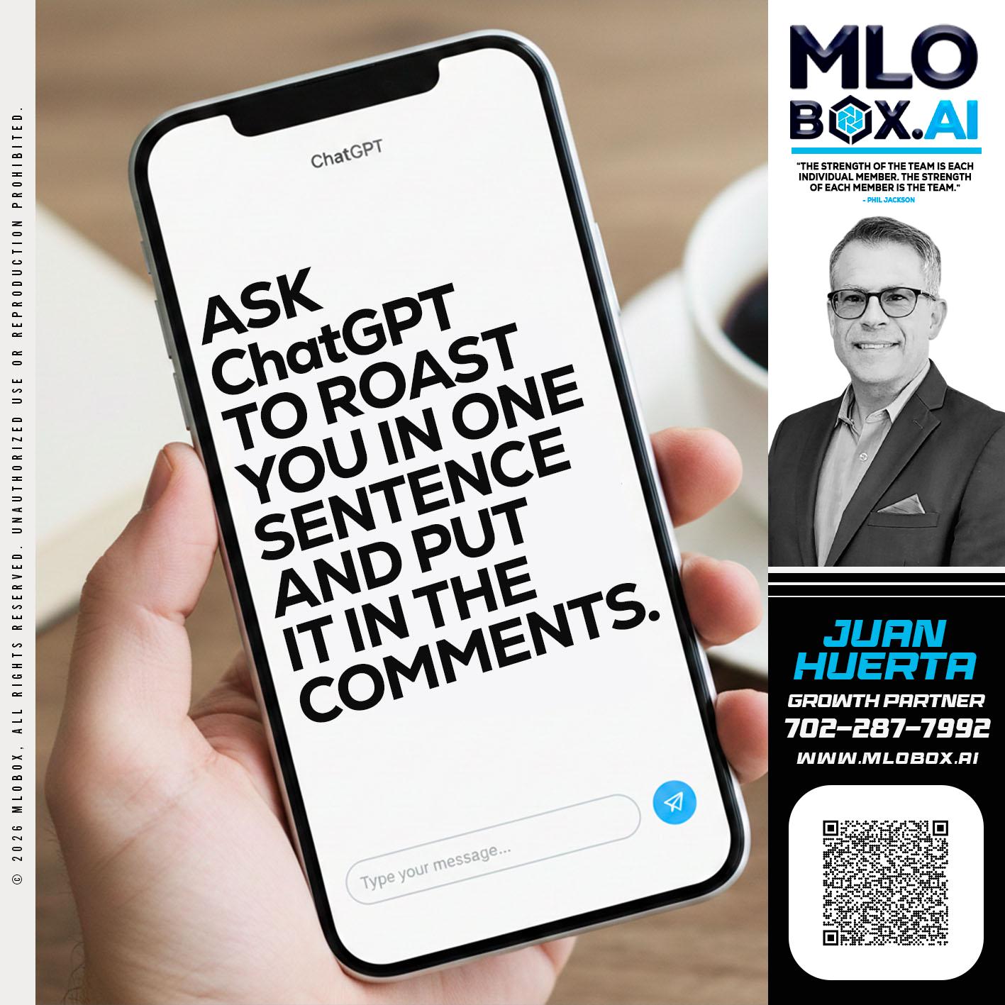 ASK CHAT GPT - Juan Huerta -Mortgage Loan Originator