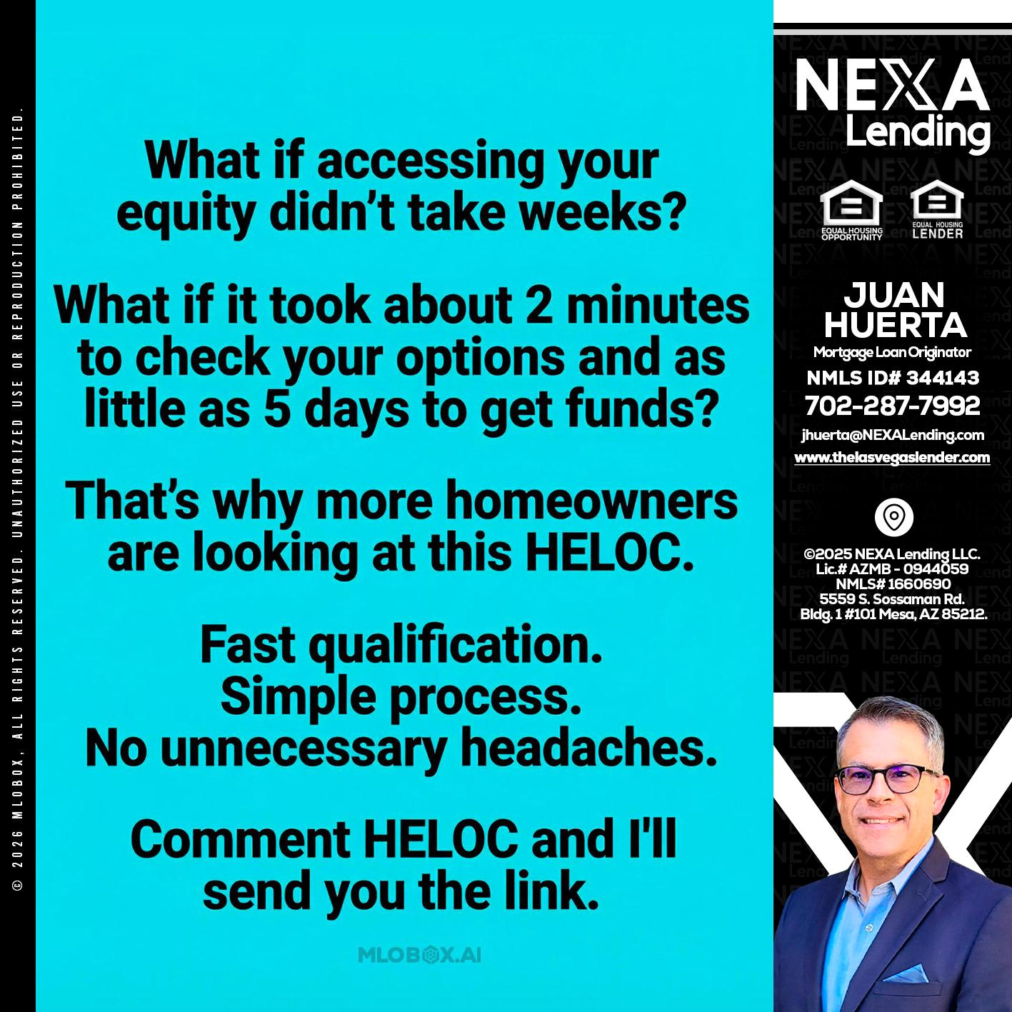 what if - Juan Huerta -Mortgage Loan Originator