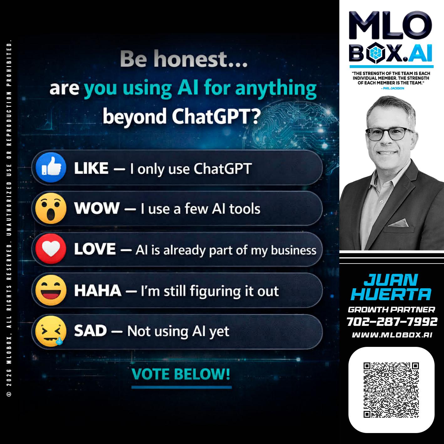 BE HONEST - Juan Huerta -Mortgage Loan Originator
