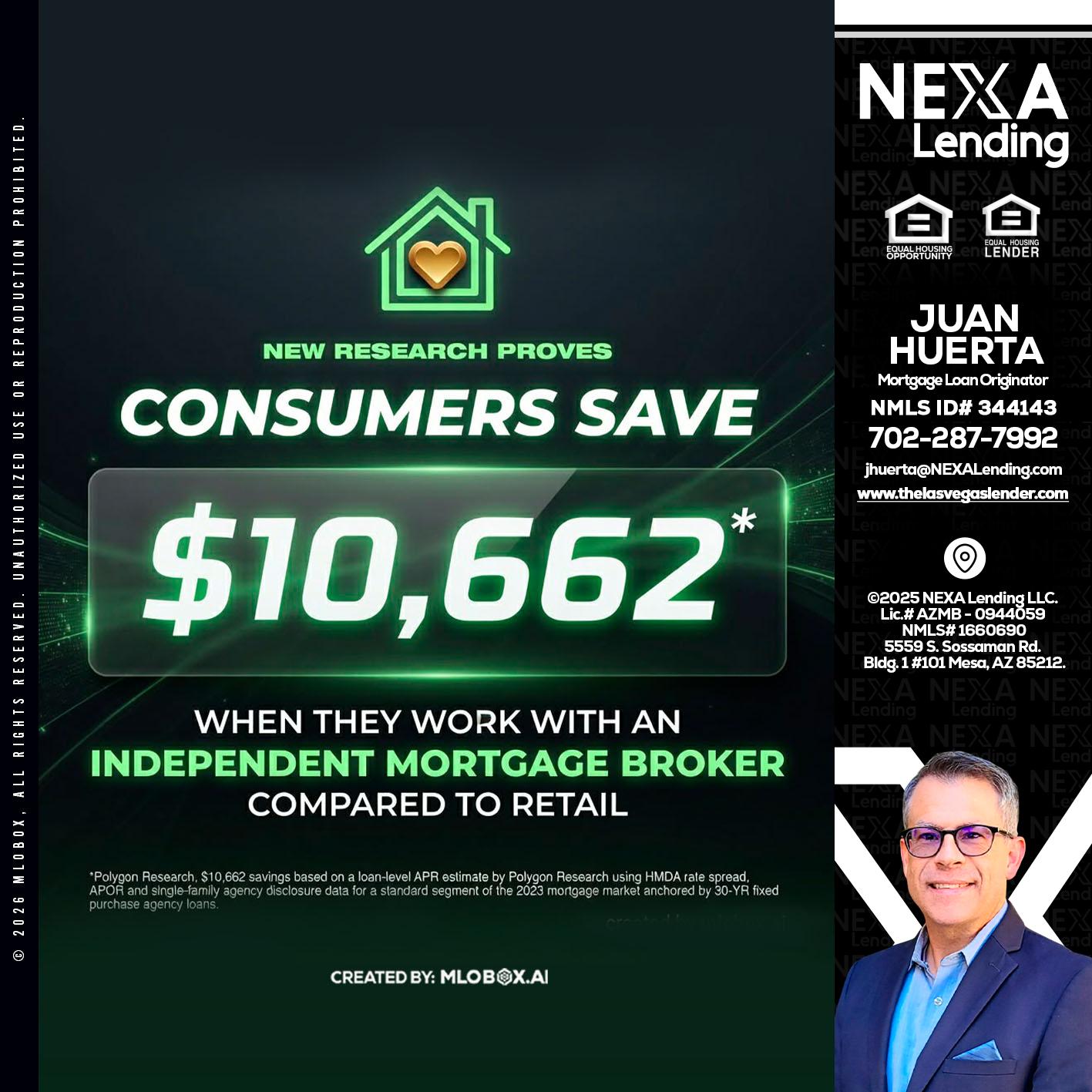 10,662 - Juan Huerta -Mortgage Loan Originator